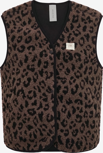 mazine Veste pieejams XS, krāsa - brūns / melns, Preces skats
