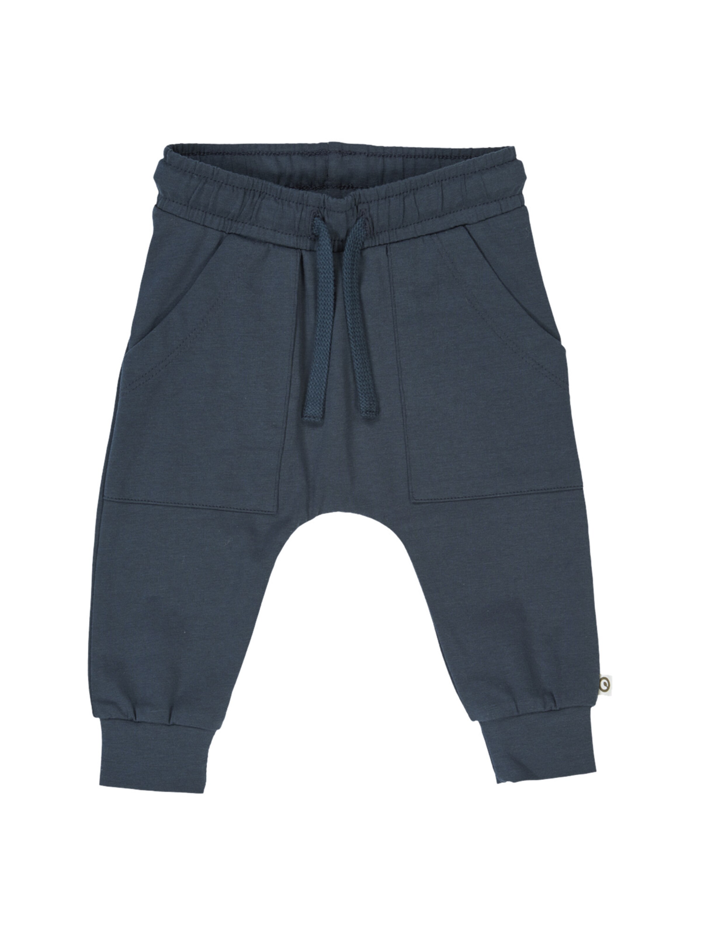 Müsli by GREEN COTTON - Tapered Calças em azul: frente