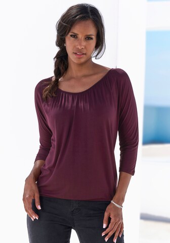 LASCANA Shirt in Red