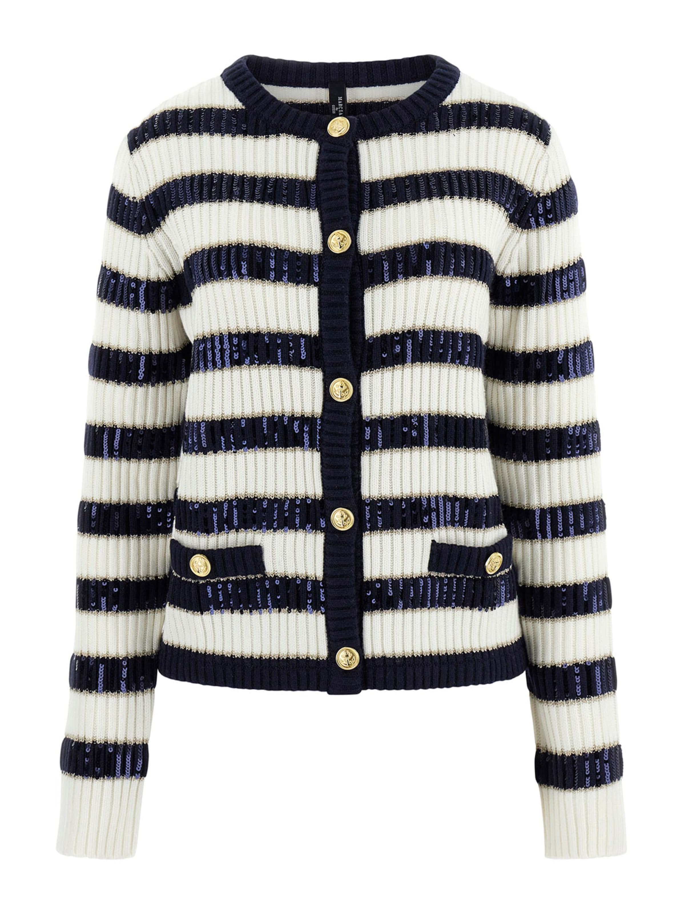 GUESS by Marciano Knit cardigan 'MARTHA' in Blue: front