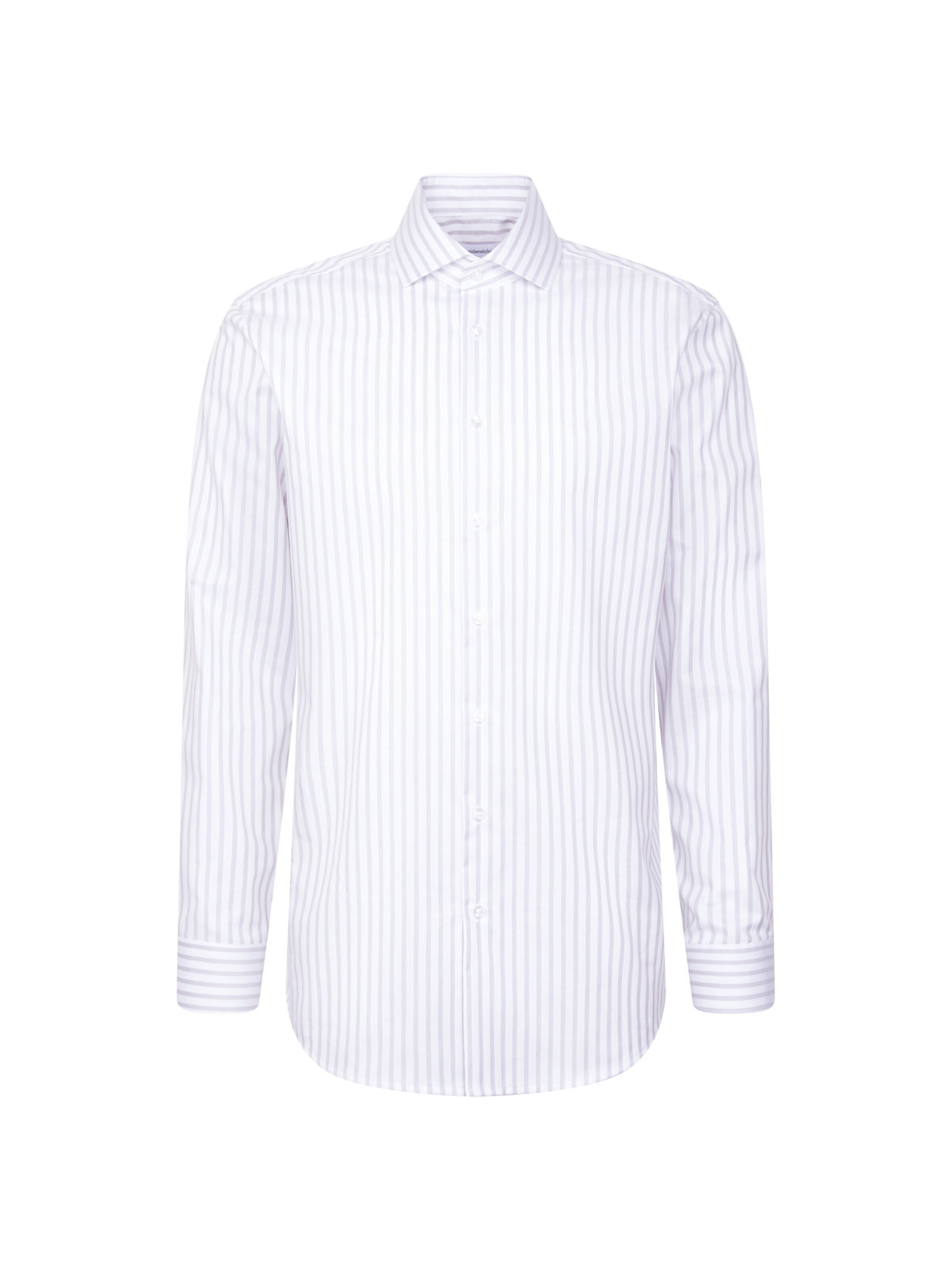 Coupe regular Chemise business 'Schwarze Rose' SEIDENSTICKER en gris : devant