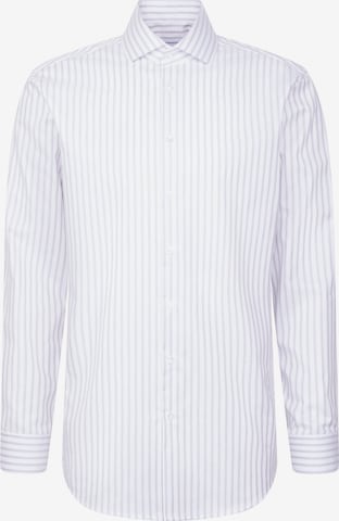 SEIDENSTICKER Regular Fit Businesshemd 'Schwarze Rose' in Grau: Vorderseite