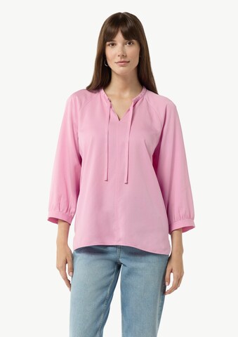 comma casual identity Bluse in Pink: Vorderseite