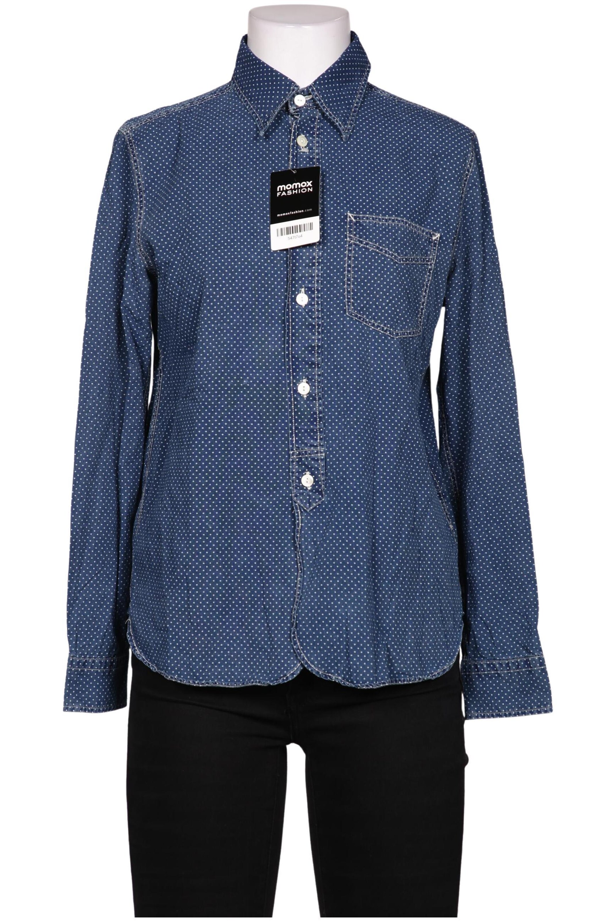 Polo Ralph Lauren Bluse M in Blau: Vorderseite