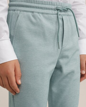 WE Fashion Slimfit Byxa i grön