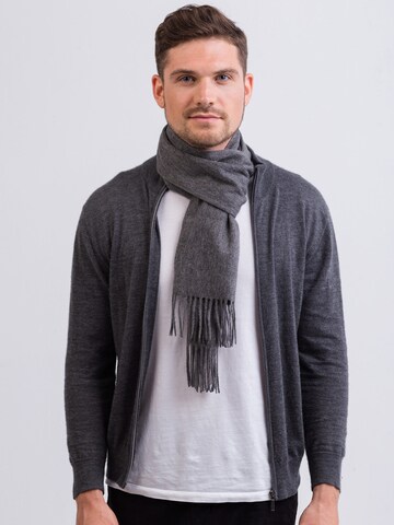 Sciarpa di CASH-MERE.CH in grigio: frontale