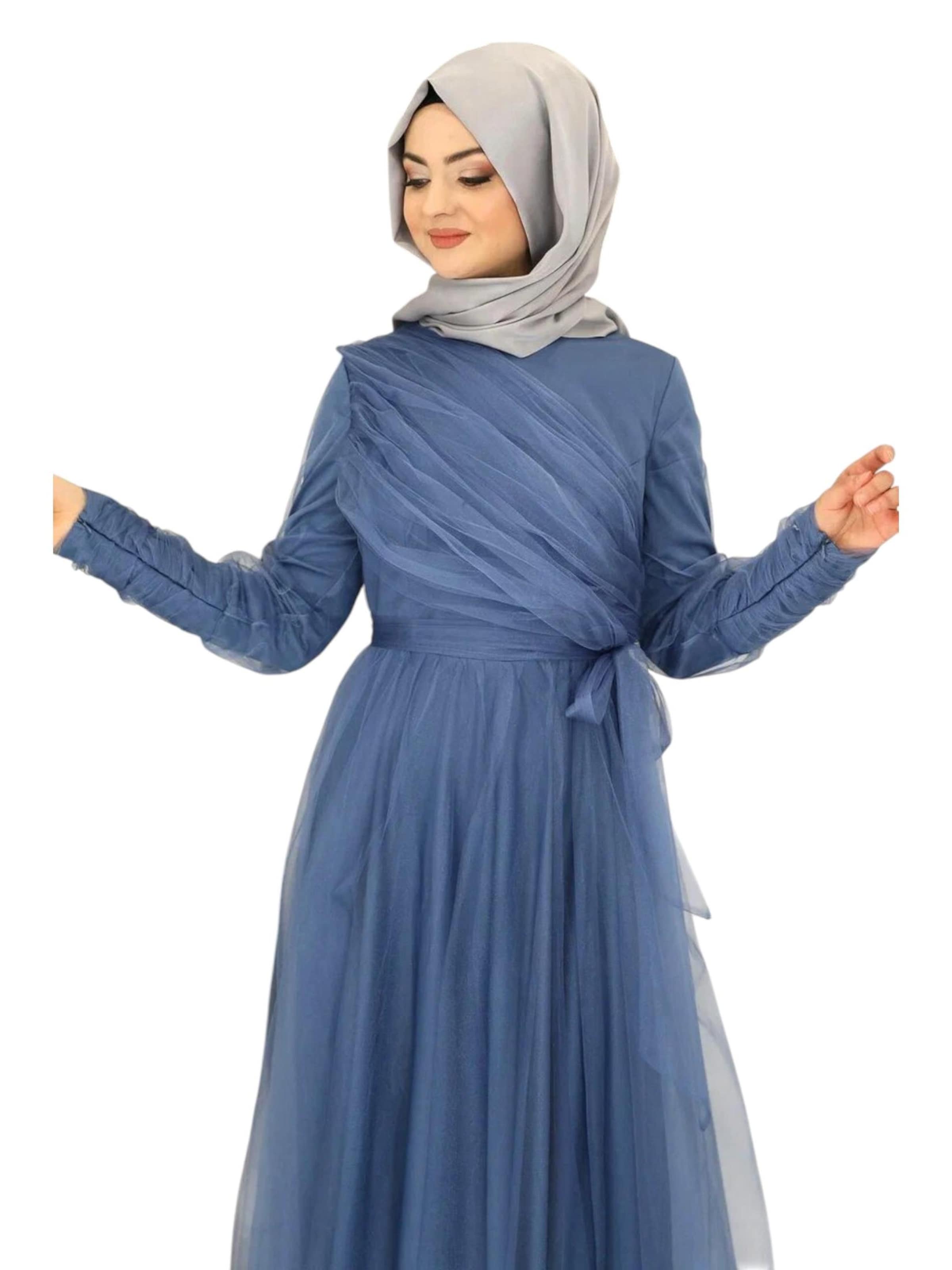 Robe de soirée 'INCI' fashionshowcase en bleu