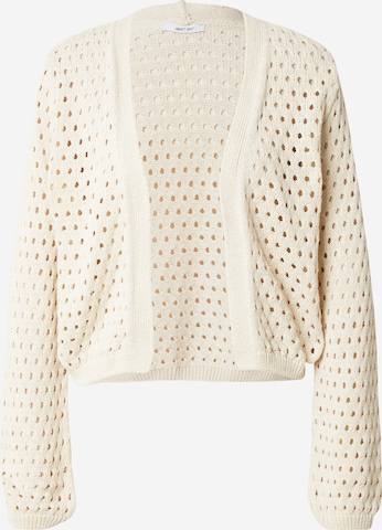 ABOUT YOU Плетена жилетка 'Celina' в бяло: отпред