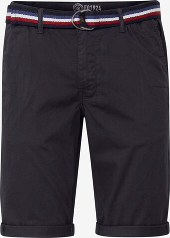 FQ1924 Chino Pants 'Rover' in Black: front