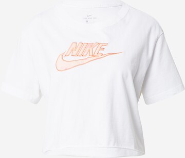 T-shirt Nike Sportswear en blanc : devant