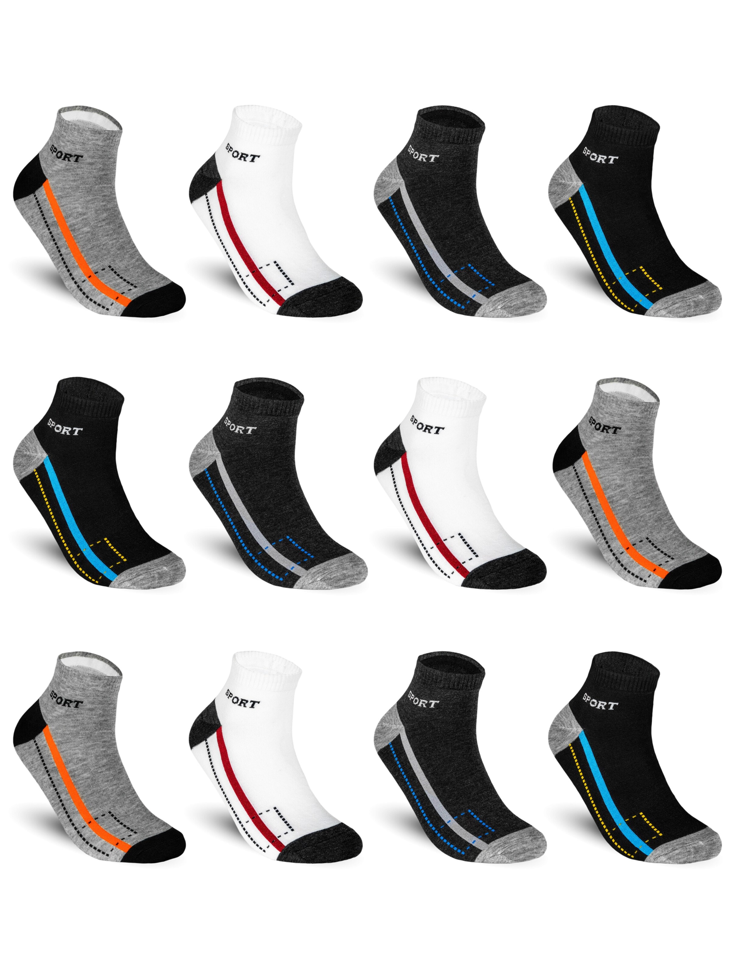 TEXEMP Socks 'TEXEMP Sneaker Socken' in Mixed colors: front