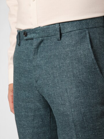CG CLUB OF GENTS Slim fit Pleated Pants ' Paco ' in Blue