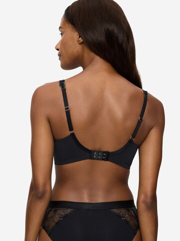 TRIUMPH T-shirt BH 'Wild Azalea' in Zwart