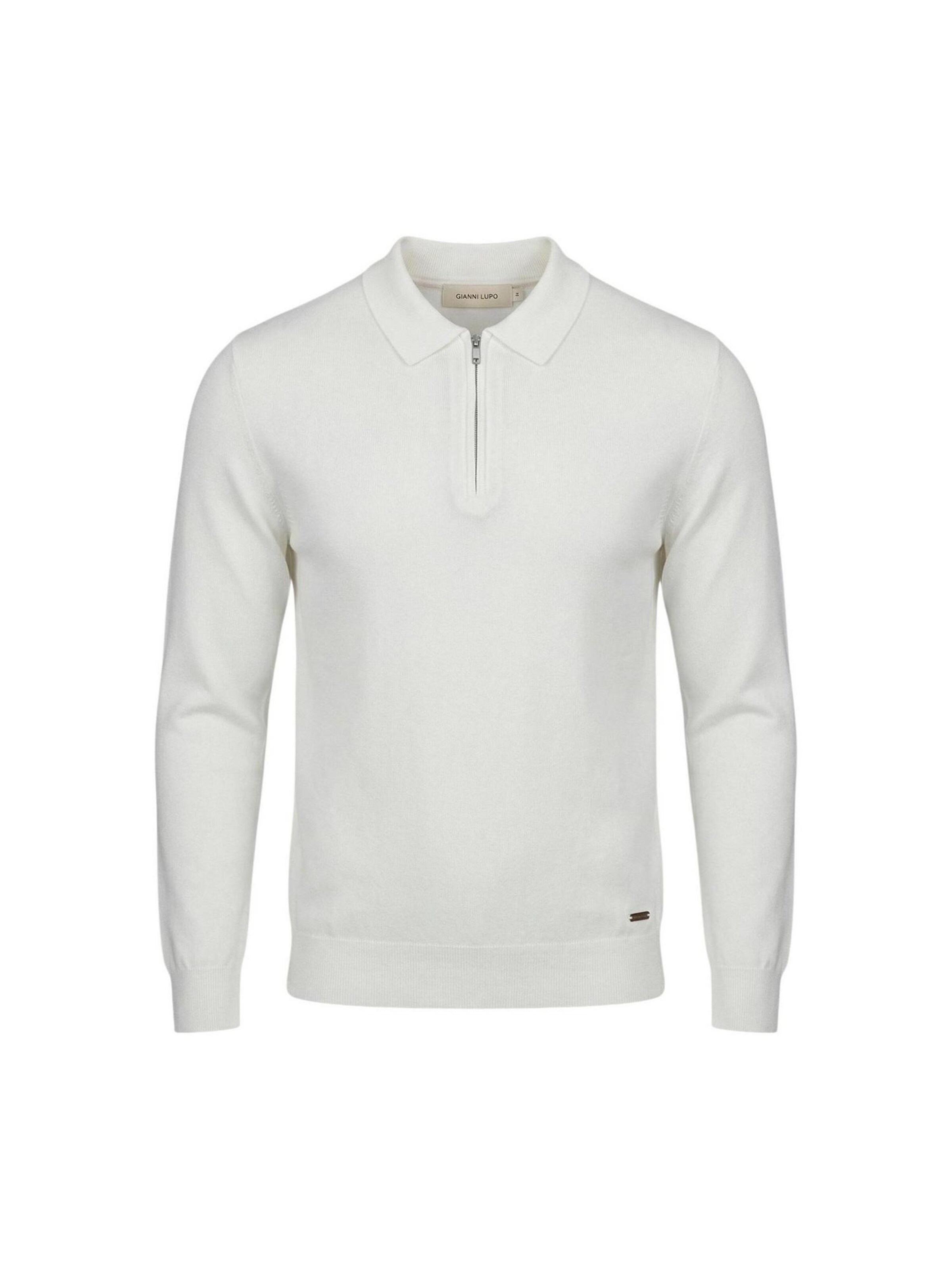 Maglia trikot 'GL35205-S26' di Gianni Lupo in bianco: frontale