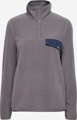 Oxmo Fleece Jacket in Grey: front