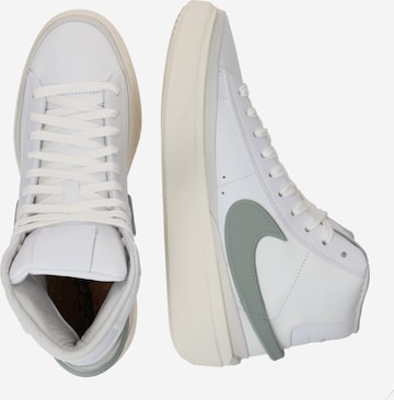 Nike Sportswear Σνίκερ ψηλό 'BLAZER PHANTOM' σε λευκό