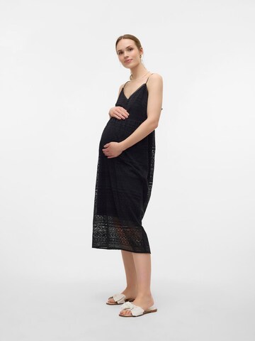 Vero Moda Maternity Καλοκαιρινό φόρεμα 'VMMHoney' σε μαύρο: μπροστά