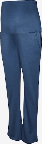 Regular Pantalon 'CAYLYN' MAMALICIOUS en bleu : devant