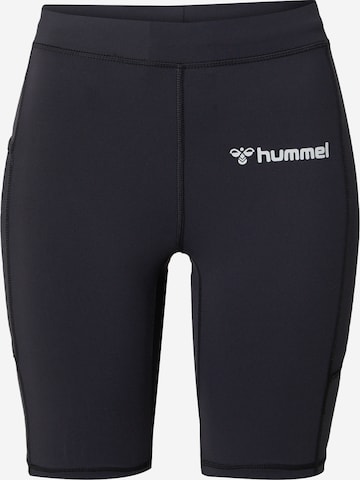 Hummel Skinny Παντελόνι φόρμας σε μαύρο: μπροστά
