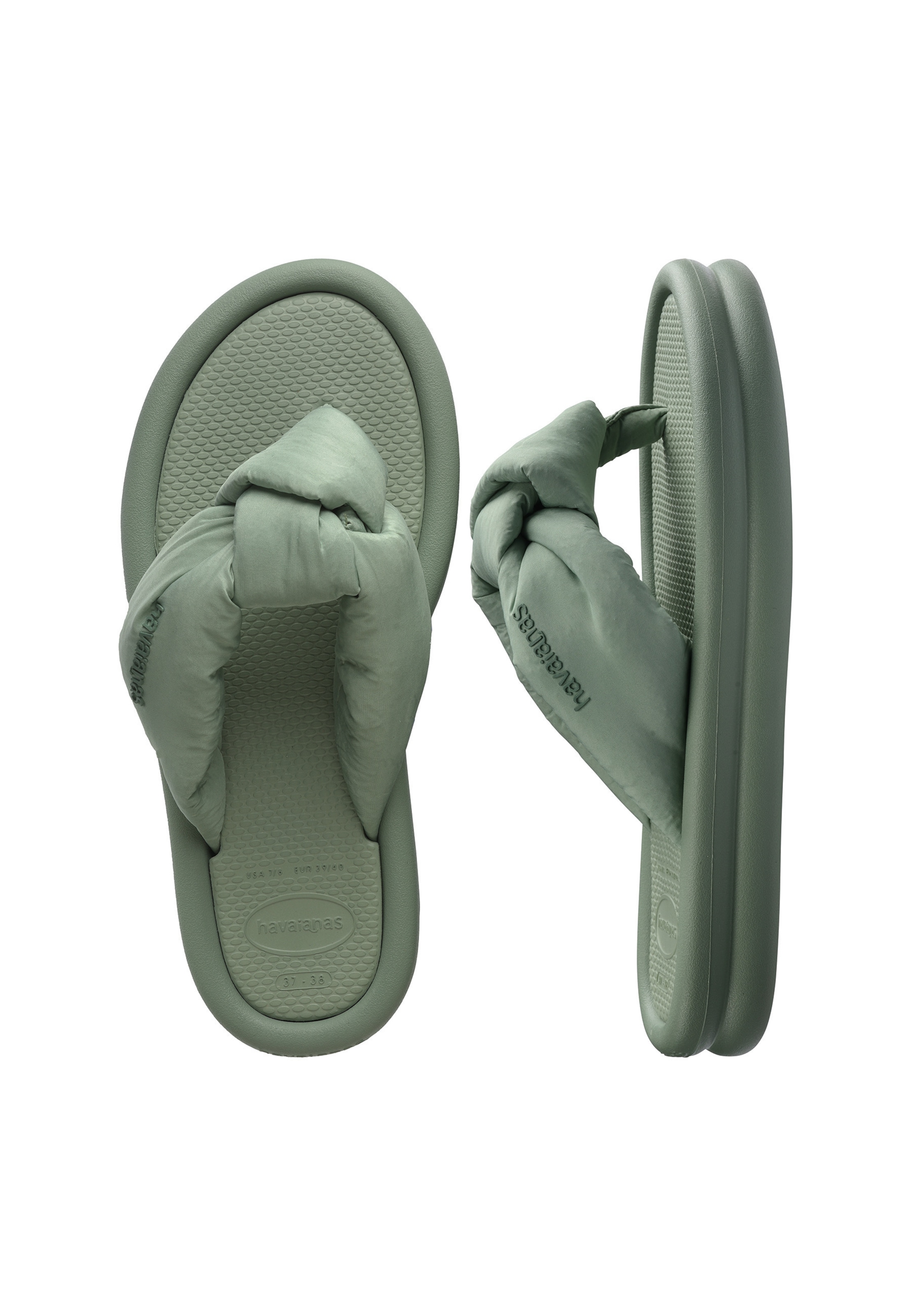 Infradito 'Over Puffes Up' di HAVAIANAS in verde