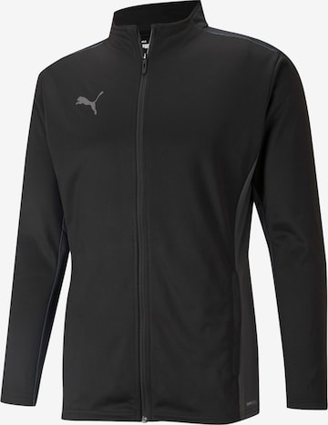 PUMA Trainingsjack in Zwart: voorkant