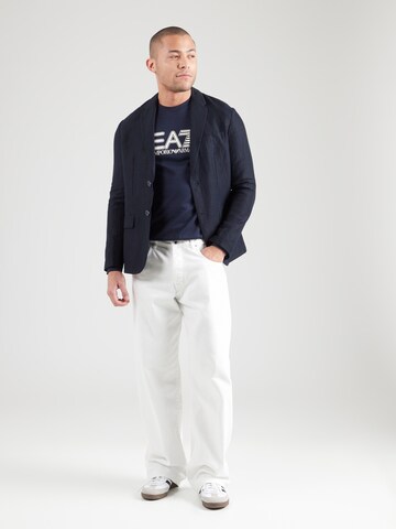 Sweat-shirt EA7 Emporio Armani en bleu