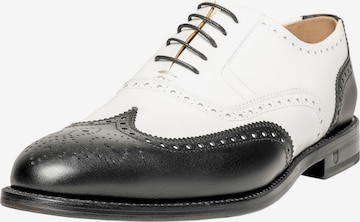 Henry Stevens Lace-Up Shoes 'Marshall FBO' in Black: front