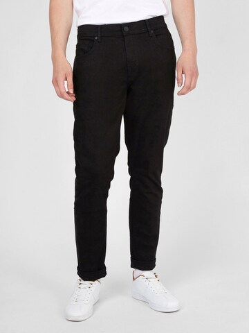 Ben Sherman Regular Jeans 'Straight Black Jean' in Zwart: voorkant