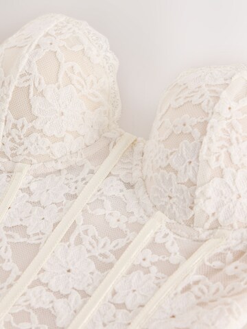 Next - Corset en blanco