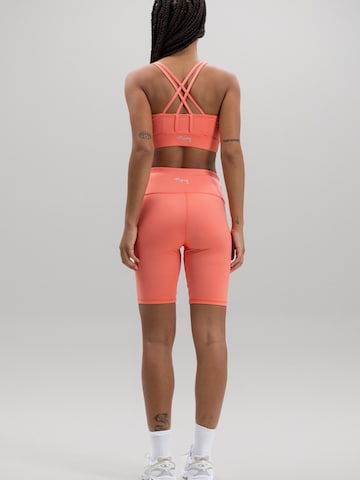 Skinny Leggings 'Biker' Hey Honey en orange