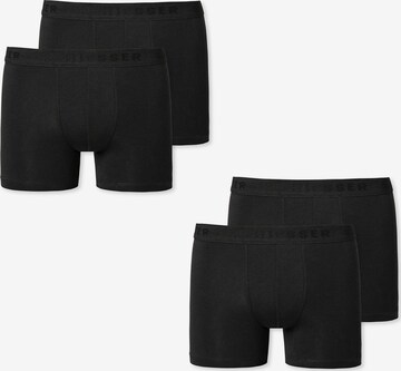 SCHIESSER Boxer in Schwarz: predná strana