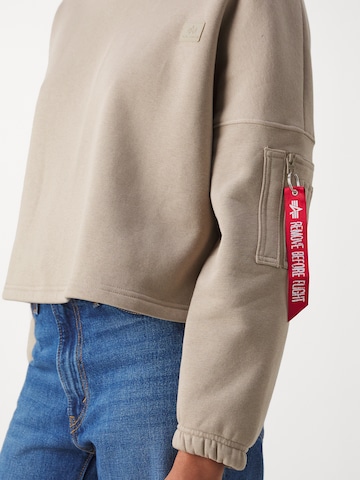 ALPHA INDUSTRIES Majica | bež barva
