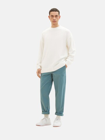TOM TAILOR Tapered Chino in Groen