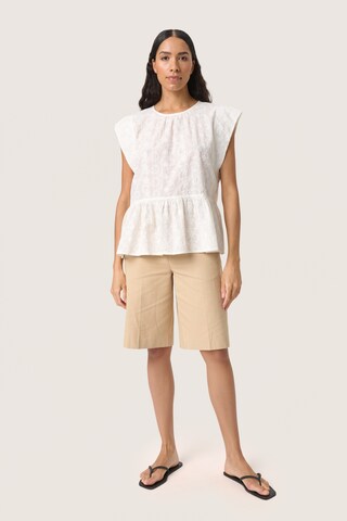 SOAKED IN LUXURY Bluse  'Isja' in Weiß