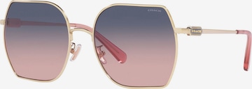 COACH Солнцезащитные очки в Золотой: спереди