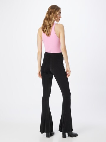 Nasty Gal Flared Trousers in Black