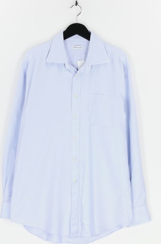 CERRUTI 1881 Button Up Shirt in XXL in Blue: front