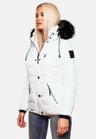 NAVAHOO - Chaqueta de invierno 'Zuckerbiene' en blanco