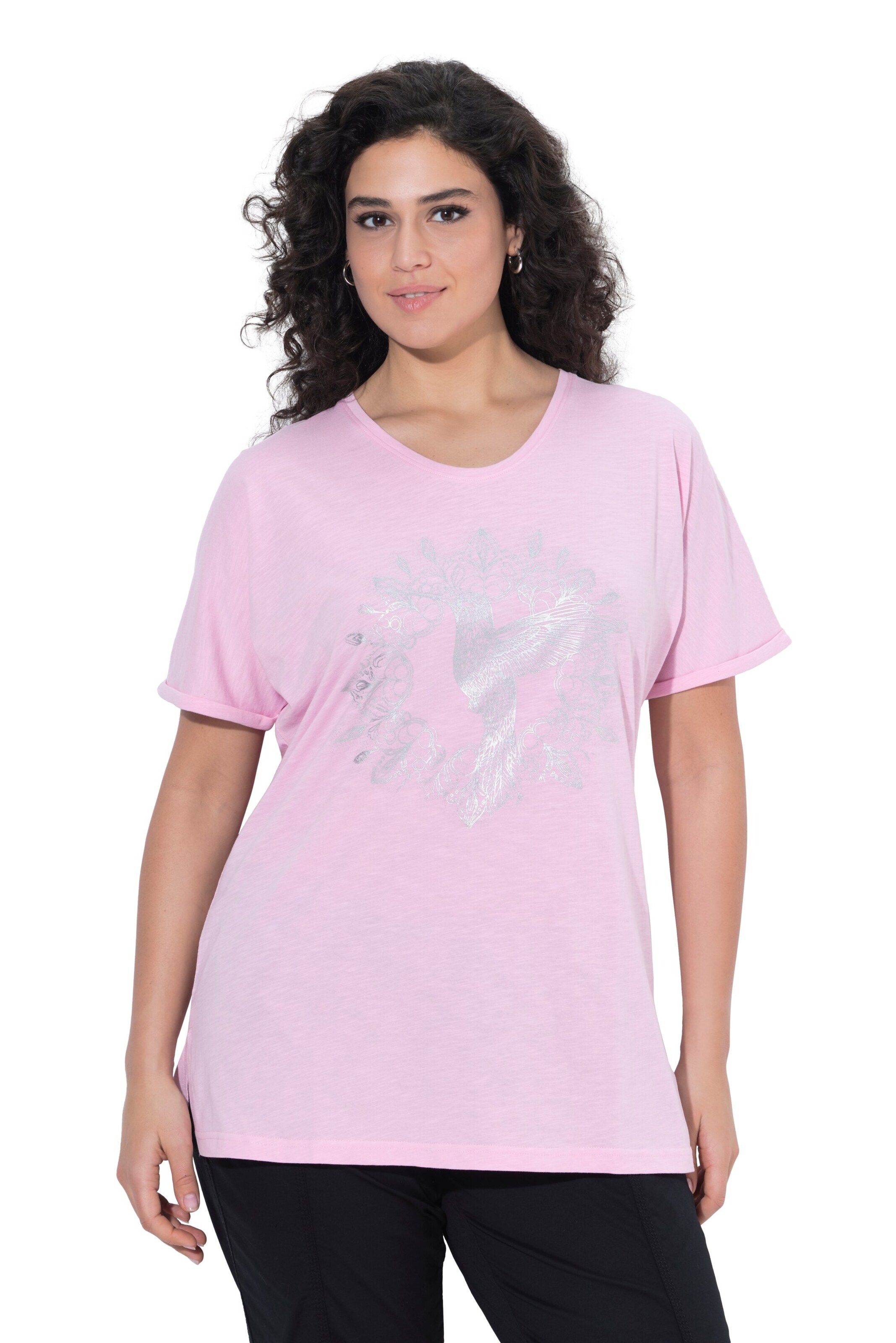 Ulla Popken Shirt in Pink: Vorderseite