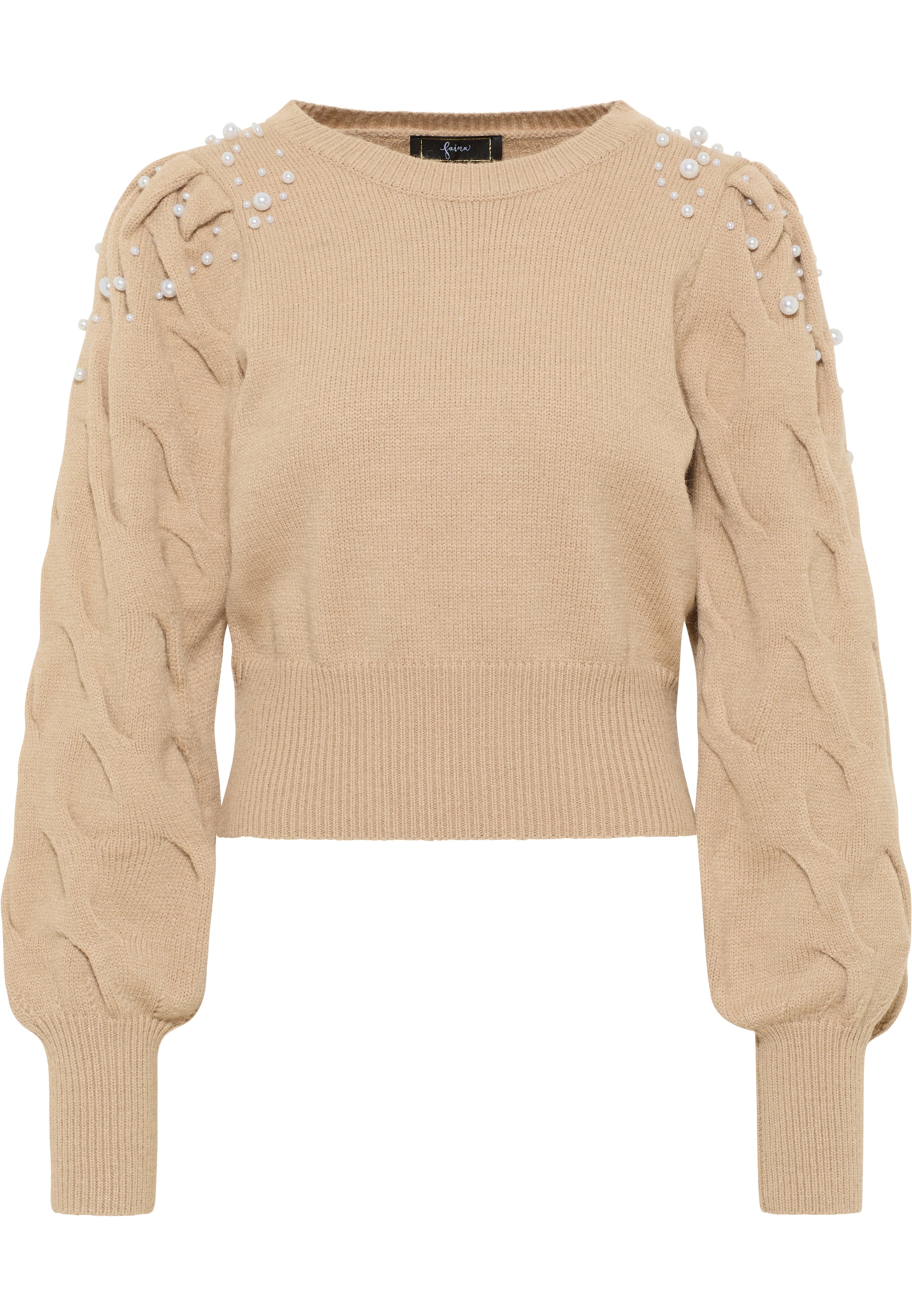 faina Свитер в Бежевый: спереди