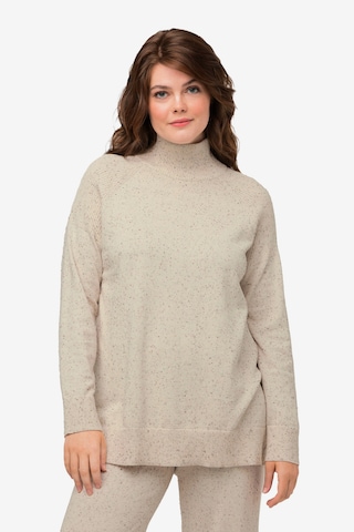 Ulla Popken - Jersey en beige: frente