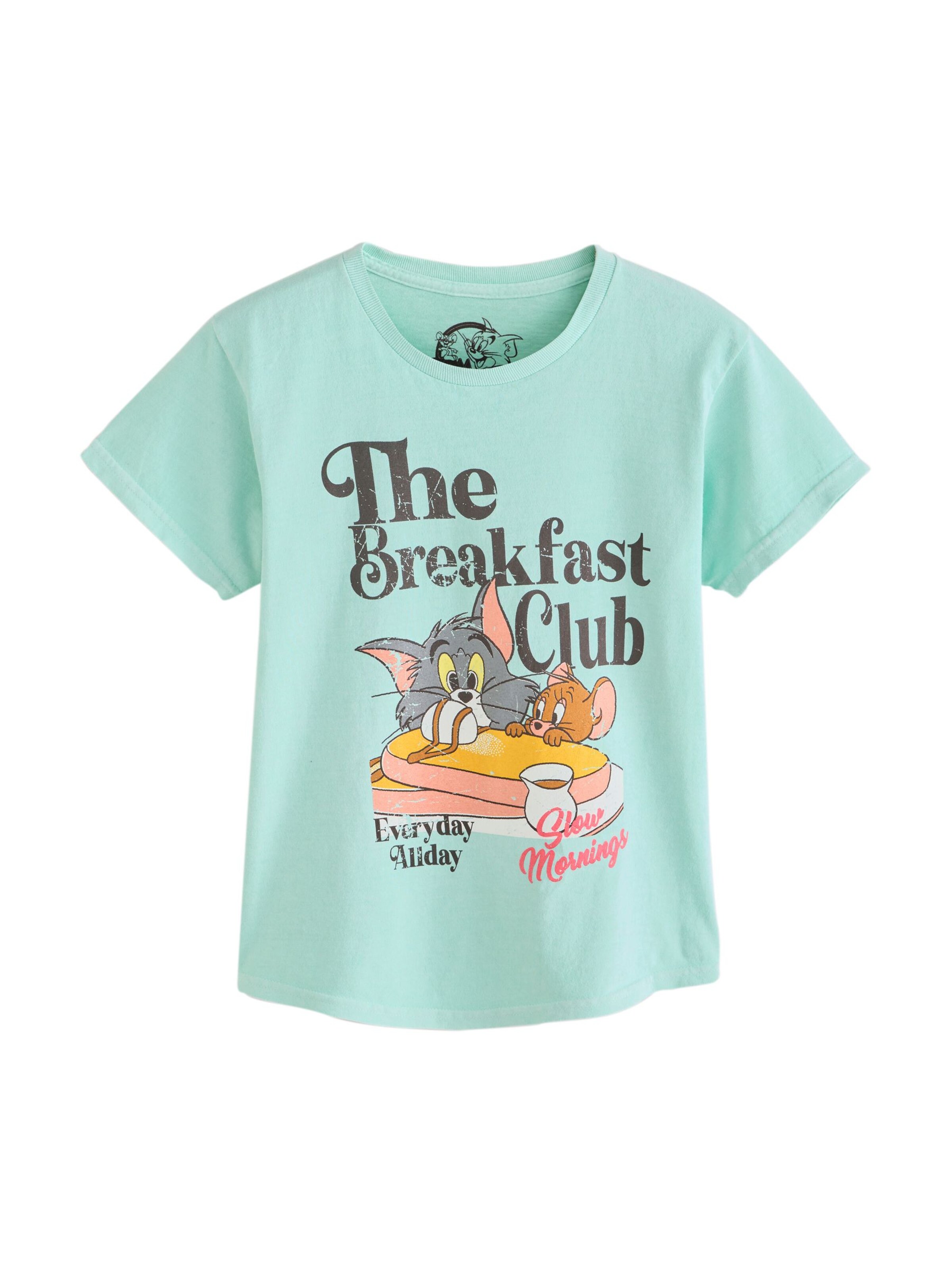 Next Shirt 'Tom und Jerry' in XXL-XXXL in Aqua / Grey / Raspberry / Black, Item view