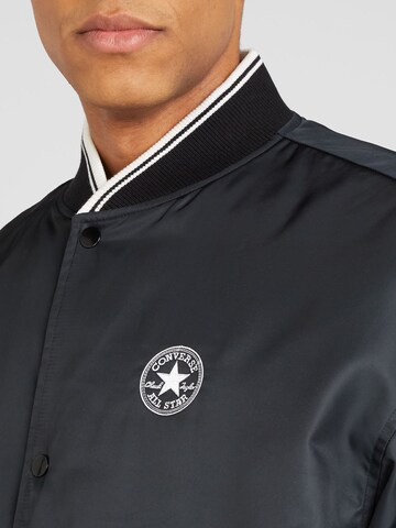 CONVERSE - Chaqueta de entretiempo 'RETRO CHUCK VARSITY' en negro