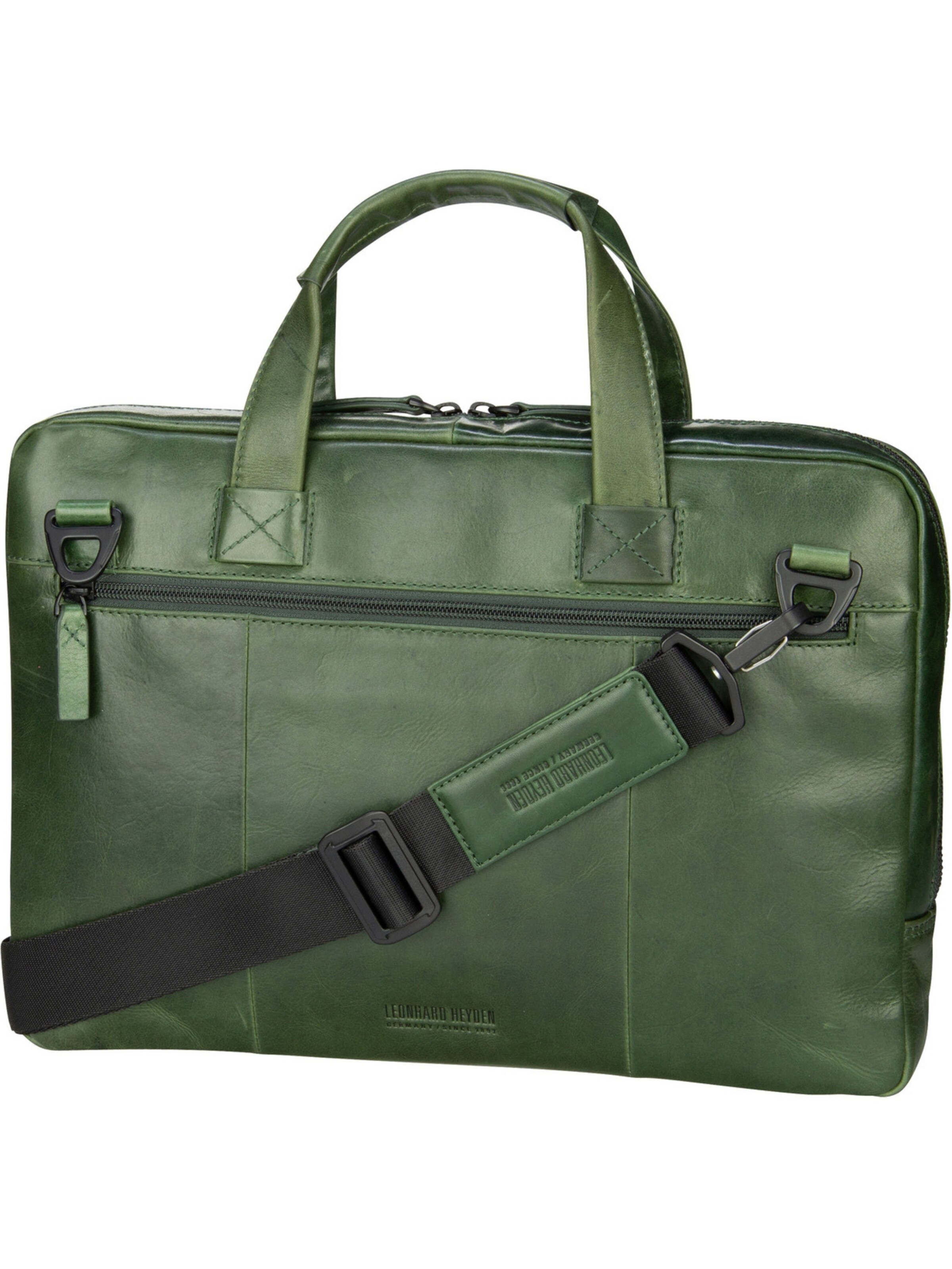 LEONHARD HEYDEN Document bag 'Porto' in Green