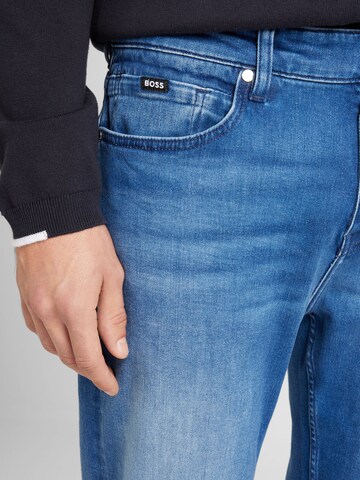 BOSS Regular Jeans 'H-Re Maine' in Blauw