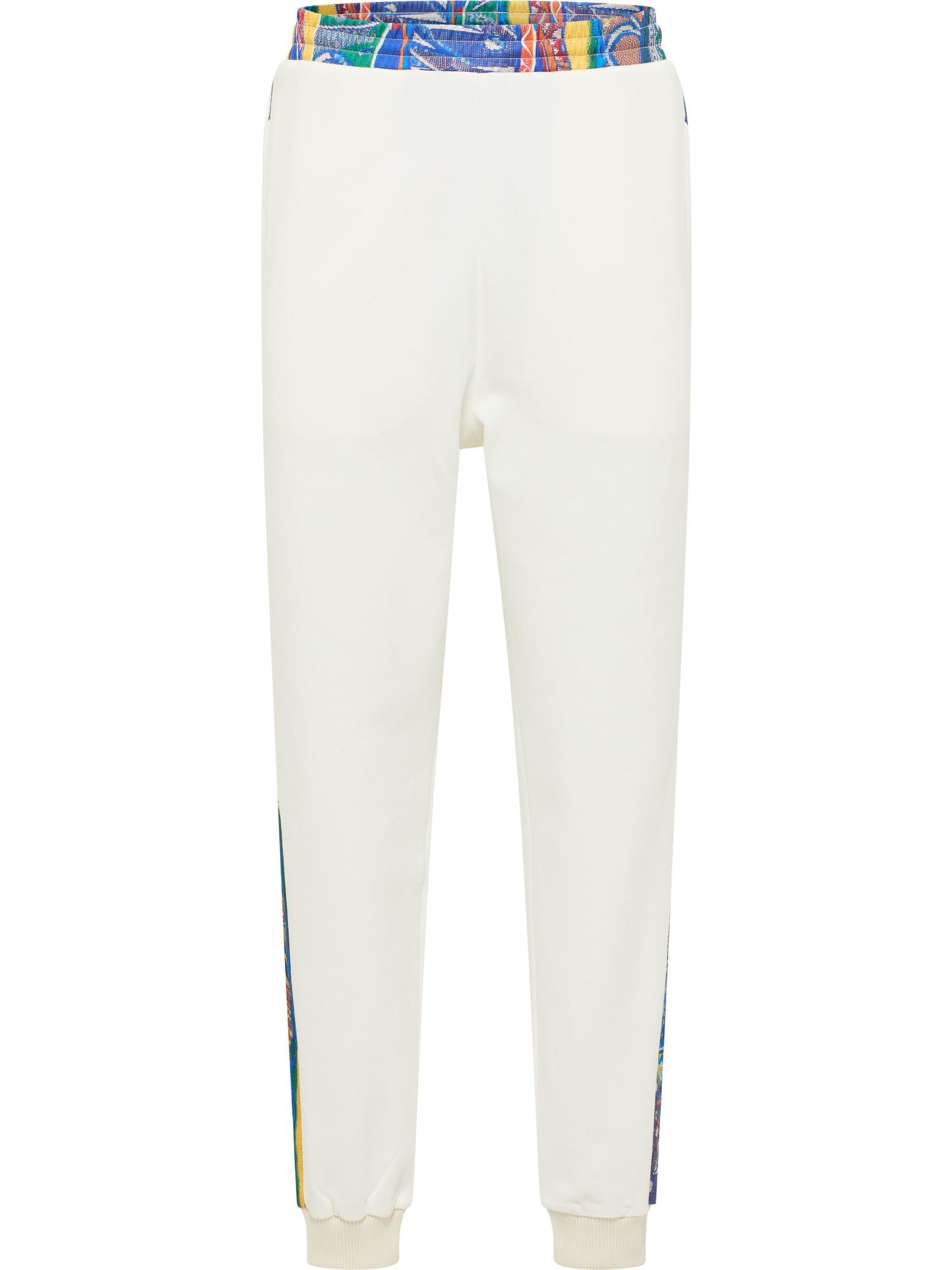 Carlo Colucci Broek 'Euthum' in Wit: voorkant