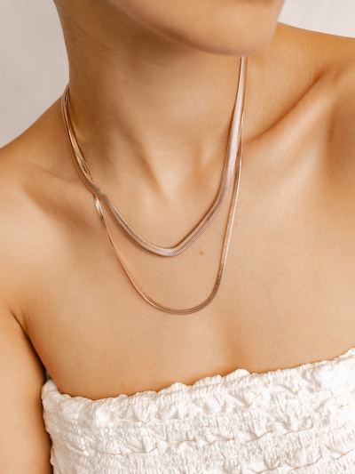 Collana 'Duologue.' Hey Happiness di colore oro rosé, Visualizzazione prodotti