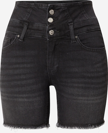 ONLY Slimfit Jeans 'BLUSH' i svart: framsida