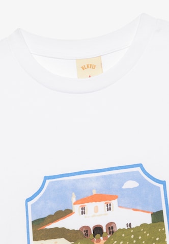 T-Shirt 'Domaine' BLKVIS en blanc