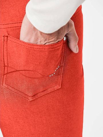 Goldner Slim fit Jeans in Red
